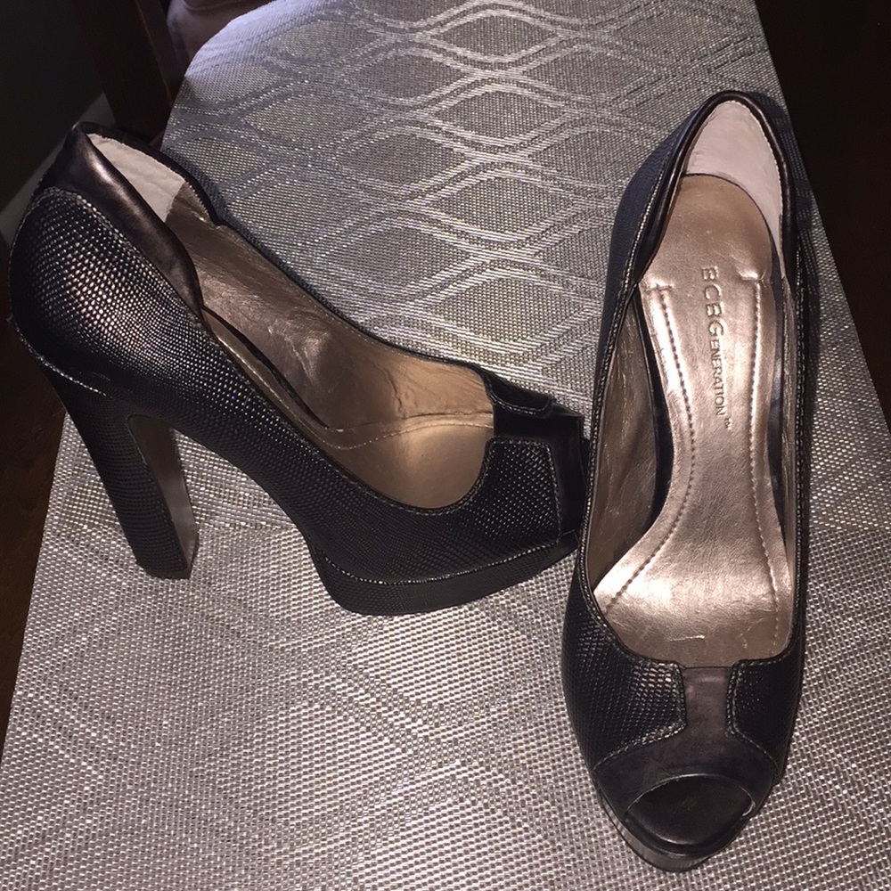 Open toed high heels